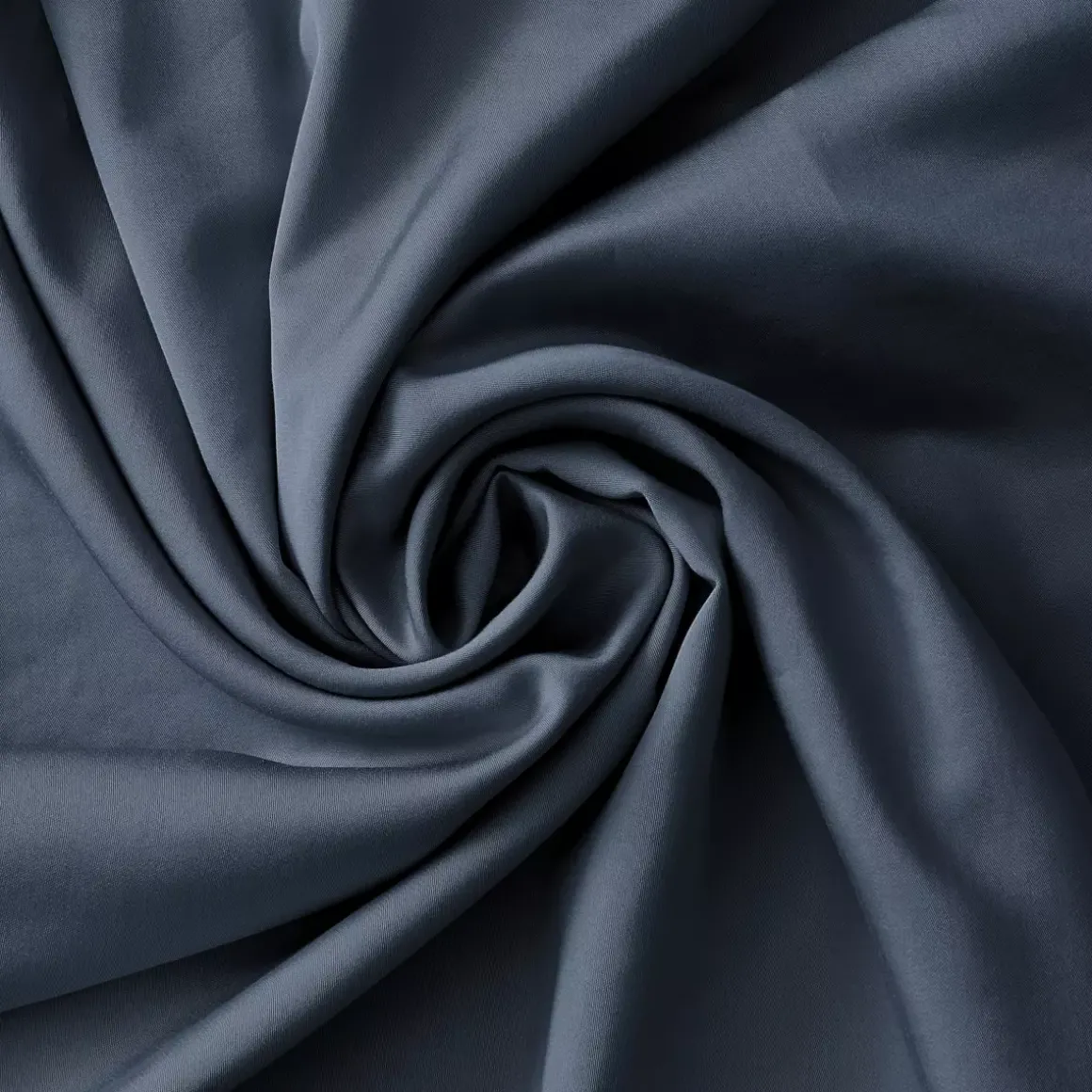 Copripiumino in raso di bambù (260 x 240 cm) Sienna Blu notte