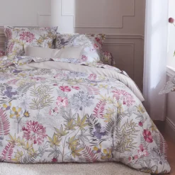 Copripiumino in raso di cotone (240 x 220 cm) Anaïs Multicolore