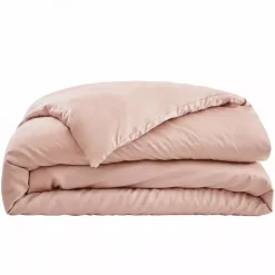 Copripiumino in satin di bambù (200 x 200 cm) Sienna Rose blush