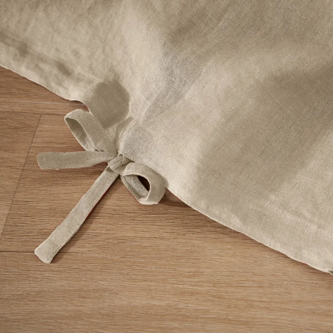 Copripiumino lino lavato (240 cm) Louise Beige