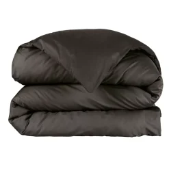 Copripiumino percalle di cotone (240 cm) Cali Nero