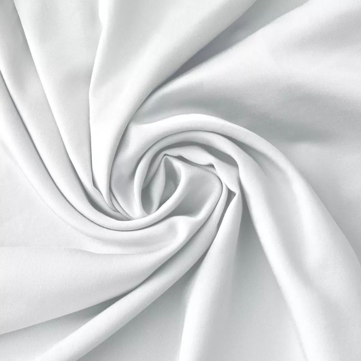 Copripiumino raso di bambù (140 x 200 cm) Sienna Bianco