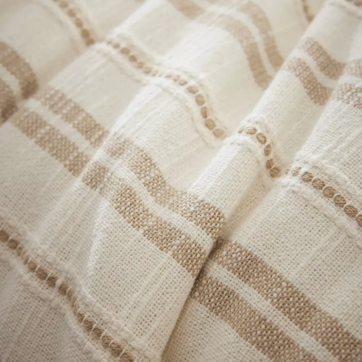 Copripiumino reversibile in cotone texturizzato e percale (200 x 200 cm) Alice Corda