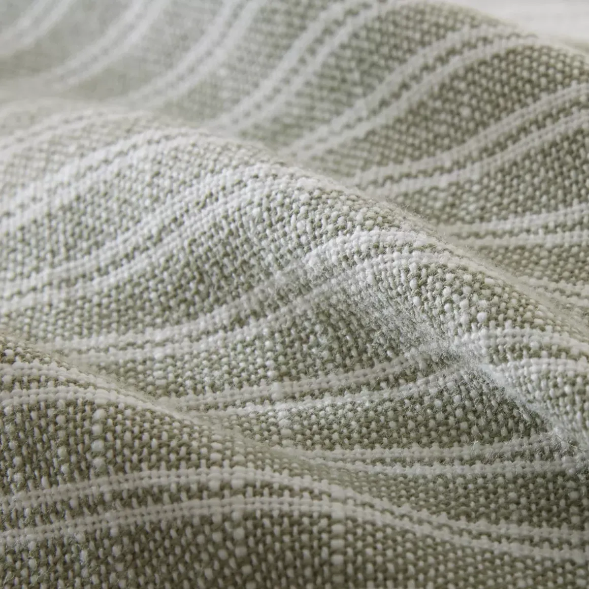 Copripiumino reversibile in cotone testurizzato e percale (200 x 200 cm) Alice Verde