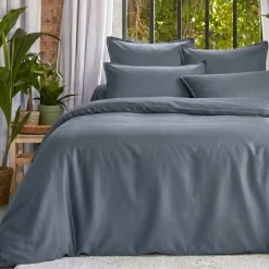 Copripiumino Tencel™ lyocell lavato (280 x 240 cm) Olivia Blue stone