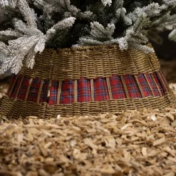 KAEMINGK Accessori Per Albero Di Natale-Coprivaso di albero di Natale (D70 cm) Tartan scozzese