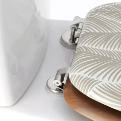 TENDANCE Accessori Water-Copriwater effetto legno acacia Rustique Mimétisme