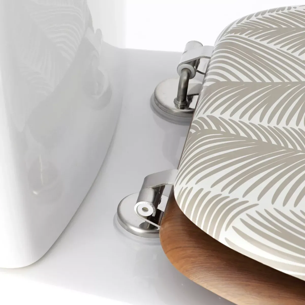 TENDANCE Accessori Water-Copriwater effetto legno acacia Rustique Mimétisme