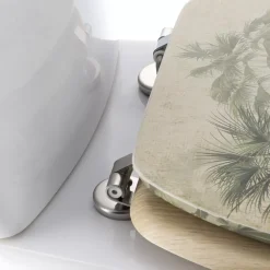 TENDANCE Accessori Water-Copriwater effetto legno Palmiers Florida