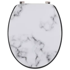 TENDANCE Accessori Water-Copriwater in legno effetto marmo 18 pollici Sema