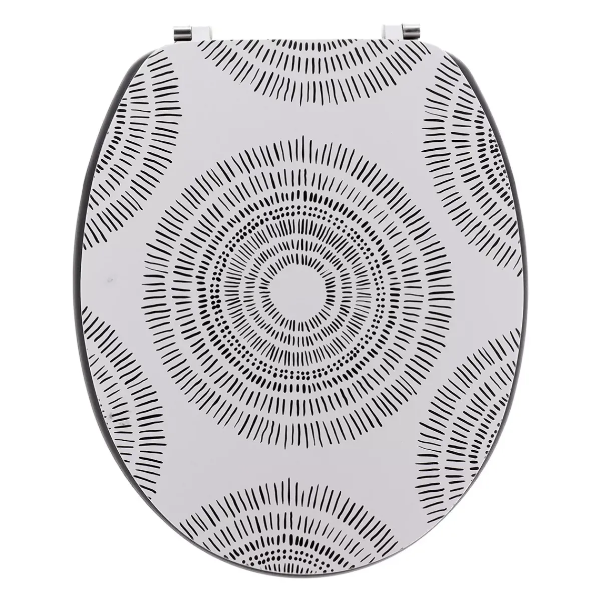 TENDANCE Accessori Water-Copriwater in legno 18 pollici Nova e bianco