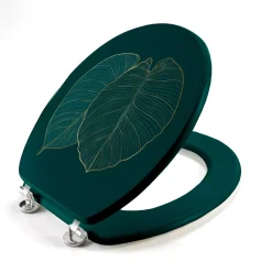 douceur d'intu017drieur Accessori Water-Copriwater in legno (37 x 46 cm) Jade