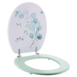 TENDANCE Accessori Water-Copriwater 18 pollici MDF Azzurro Acquerello