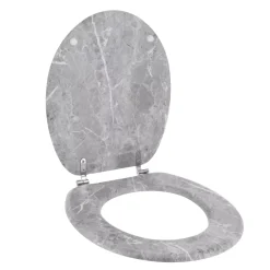 TENDANCE Accessori Water-Copriwater 18 pollici MDF Effetto Marmo