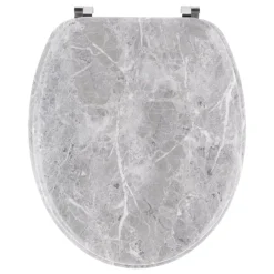 TENDANCE Accessori Water-Copriwater 18 pollici MDF Effetto Marmo