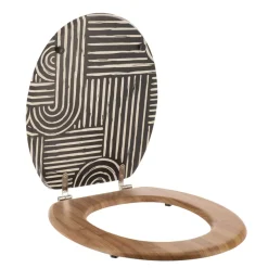 TENDANCE Accessori Water-Copriwater WC 18 pollici MDF Ethnic Vibes