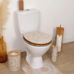 TENDANCE Accessori Water-Copriwater WC 18 pollici MDF Ethnic Spirals