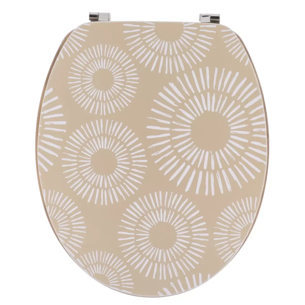 TENDANCE Accessori Water-Copriwater WC 18 pollici MDF Ethnic Spirals
