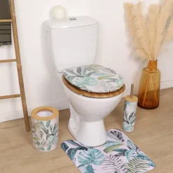 TENDANCE Accessori Water-Copriwater WC 18 pollici MDF Jardin d'hiver