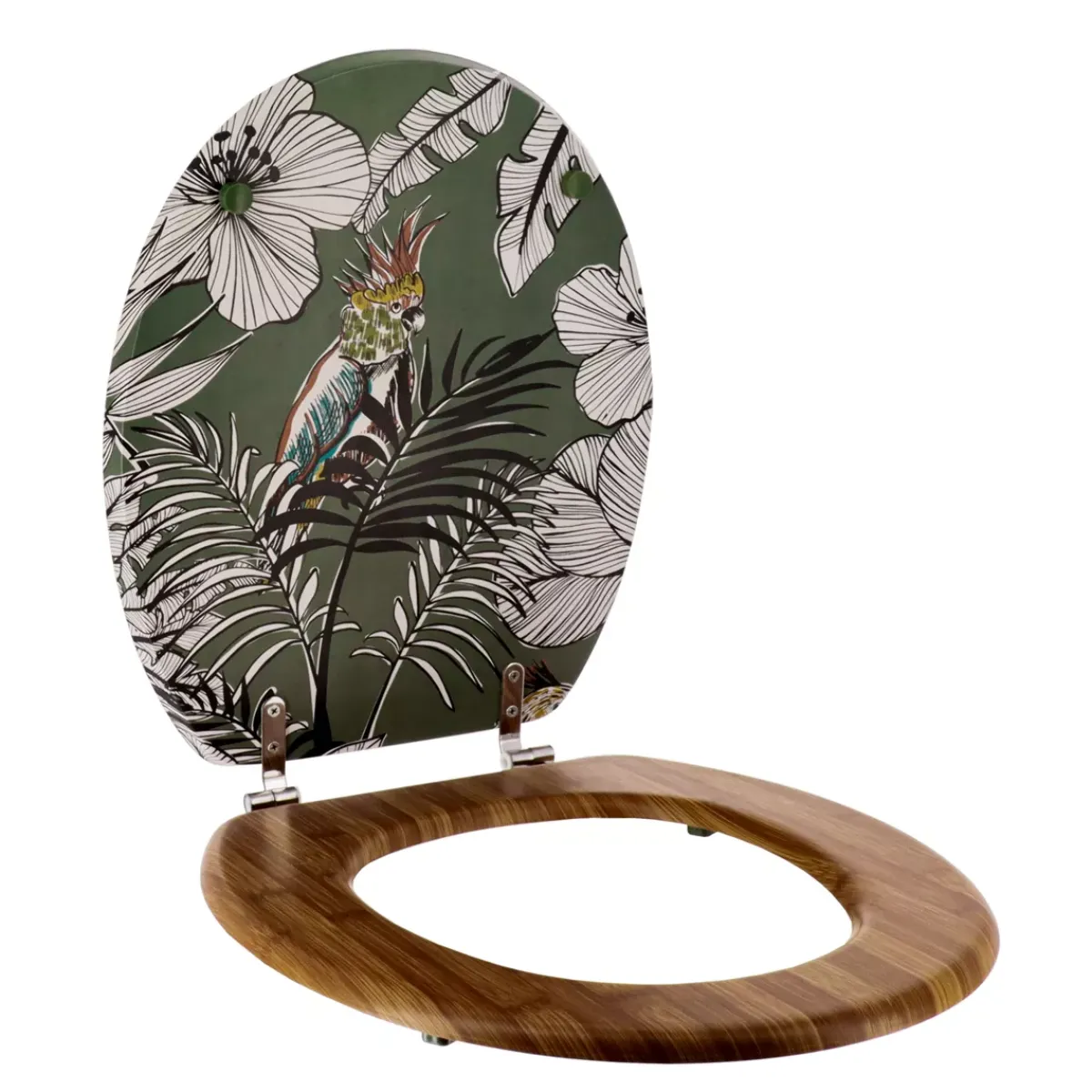 TENDANCE Accessori Water-Copriwater WC 18 pollici MDF Jungle Fever