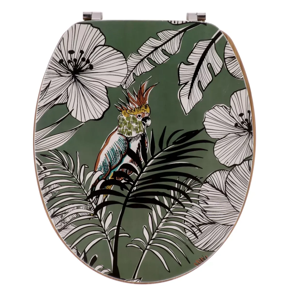 TENDANCE Accessori Water-Copriwater WC 18 pollici MDF Jungle Fever