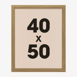 Atmosphera, cru017dateur d'intu017drieur Quadri & Decorazioni Murali-Cornice per foto da parete in legno (40 x 50 cm) Alix