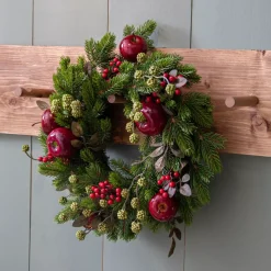 KAEMINGK Corona Di Natale-Corona di Natale (D40 cm) Mele dolci Rosse