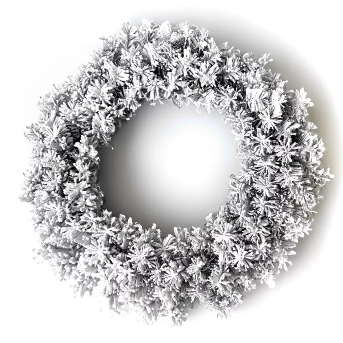 EMINZA Corona Di Natale-Corona di Natale Royal verde innevato 60 cm