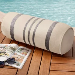 EMINZA Cuscino Decorativo Per Esterno-Cuscino da esterno a forma di cilindro (20 x 45 cm) Nautira