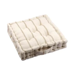 Cuscino da pavimento esterno tela di cotone (45 x 45 cm) Ocealys Beige