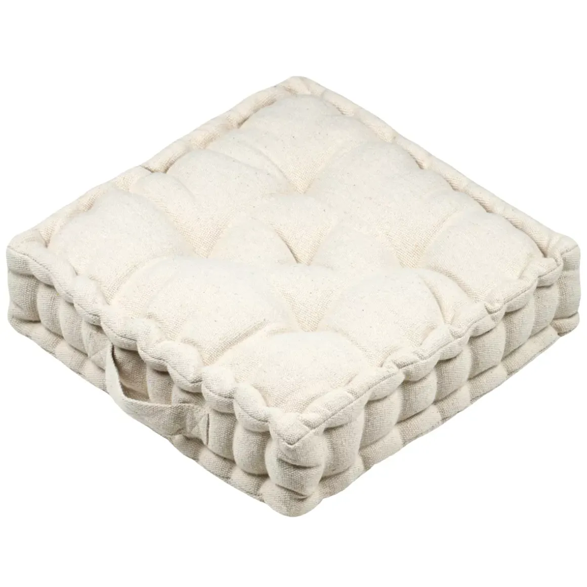 Cuscino da pavimento (50 x 50 cm) Monaco Ecru