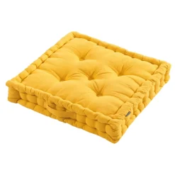 Cuscino da pavimento (60 x 60 cm) Pixel Giallo senape