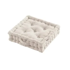 Cuscino da pavimento (40 x H10 cm) Pixel Beige-grigio