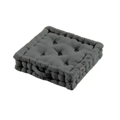 Cuscino da pavimento (40 x H10 cm) Pixel Grigio antracite