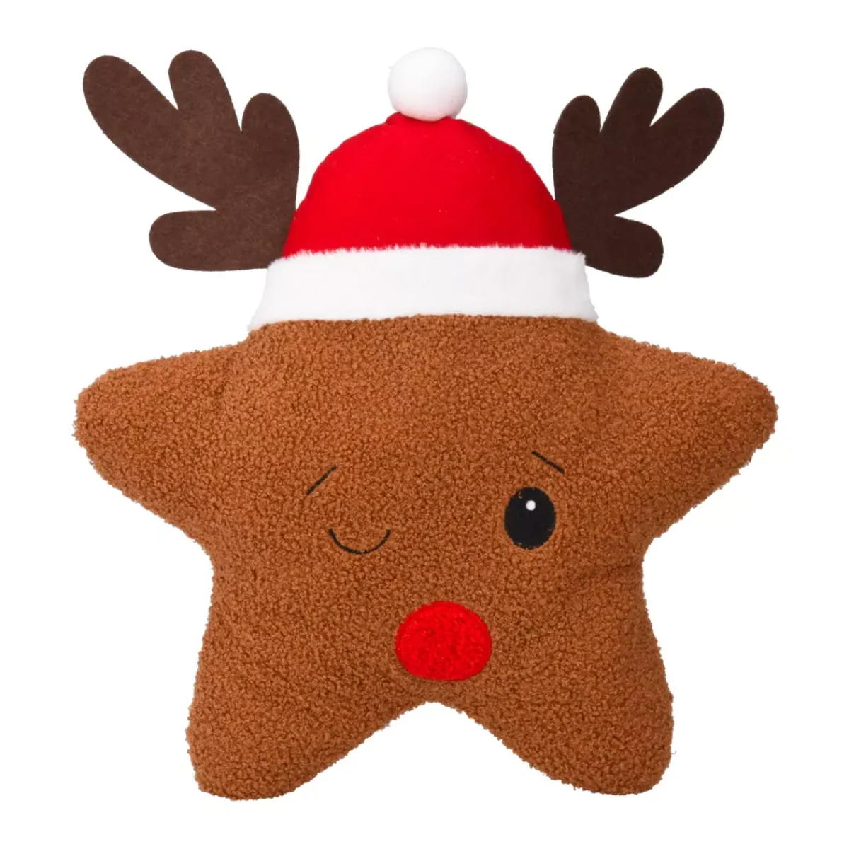 KOOPMAN Plaid E Cuscini Di Natale-Cuscino di Natale (43 cm) Stella di Natale