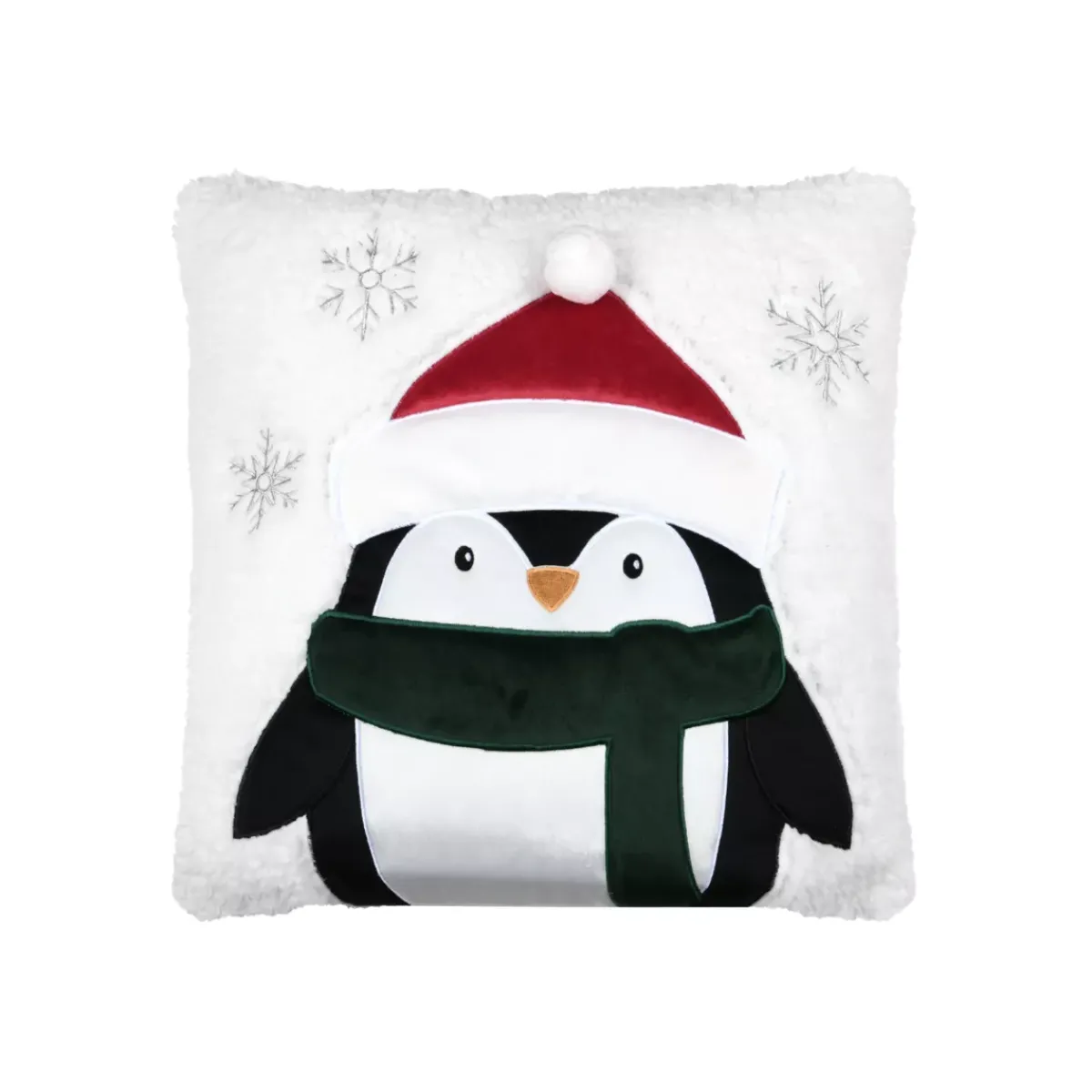 STOF Plaid E Cuscini Di Natale-Cuscino di Natale quadrato velluto (45 x 45 cm) Edgard