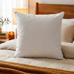 Cuscino letto quadrato (60 cm) Cotone bio Bianco