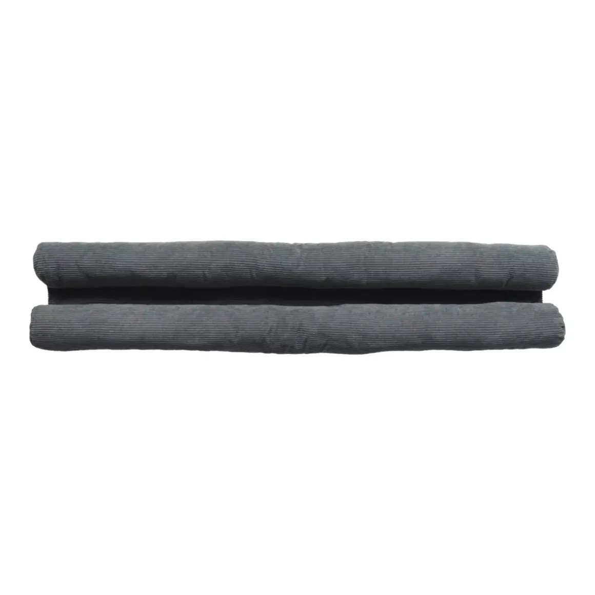 Cuscino paraspifferi doppio velluto a coste (80 cm) Ernest Grigio