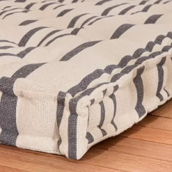 Cuscino per pallet da esterno rettangolare (120 x 80 cm) Nautira Grigio ardesia