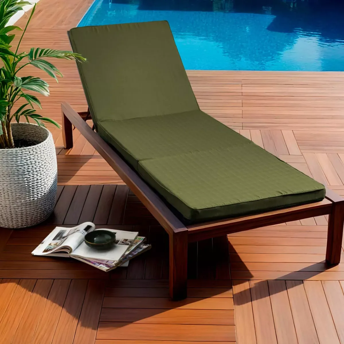 EMINZA Cuscini Lettini Da Spiaggia|Cuscini Per Lettini E Accessori-Cuscino per sdraio sfoderabile (190 x 60 cm) Sunset