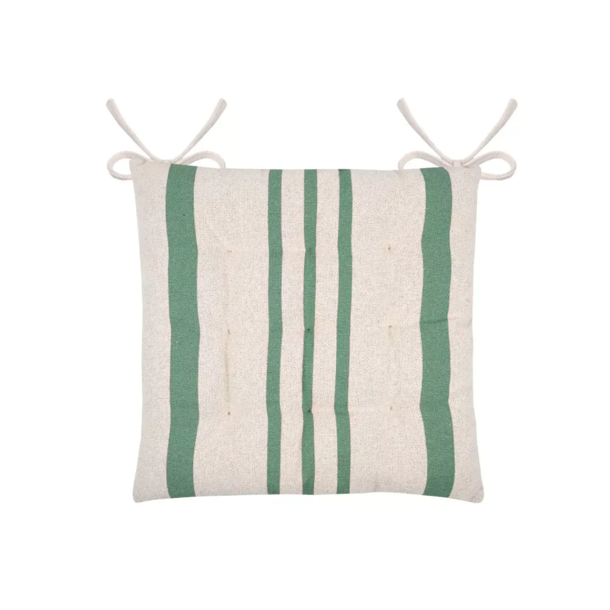 EMINZA Cuscini Per Sedie E Poltrone-Cuscino per sedia da esterno quadrato in tela di cotone (38 x 38 cm) Nautira