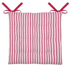 Cuscino per sedia quadrato in cotone (40 x 40 cm) Bardot Rosso