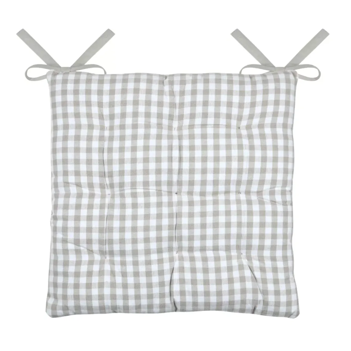 Cuscino per sedia quadrato in cotone (40 x 40 cm) Bardot Beige