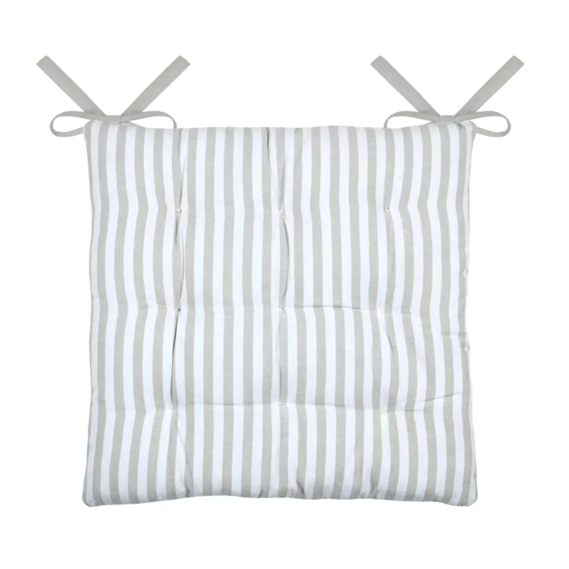 Cuscino per sedia quadrato in cotone (40 x 40 cm) Bardot Beige