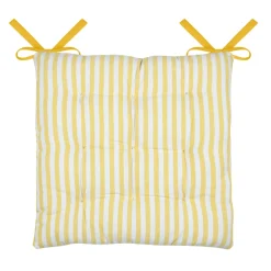 Cuscino per sedia quadrato in cotone (40 x 40 cm) Bardot Giallo