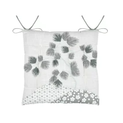 Cuscino per sedia quadrato in cotone (38 x 38 cm) Yuki Verde giada