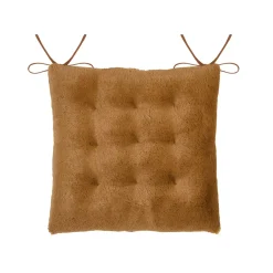 Cuscino per sedia quadrato in pelliccia sintetica (40 x 40 cm) Asgard Camel