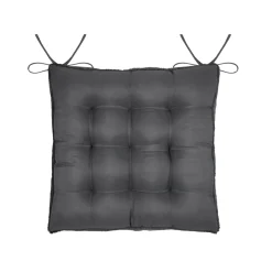 Cuscino per sedia quadrato in finta pelliccia (40 x 40 cm) Asgard Grigio carbonio