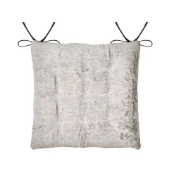 Cuscino per sedia quadrato in pelliccia sintetica (40 x 40 cm) Asgard Tortora
