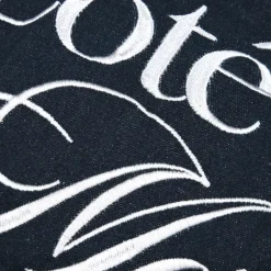 Cuscino per sedia quadrato in cotone (38x38 cm) Bordemer Blu navy